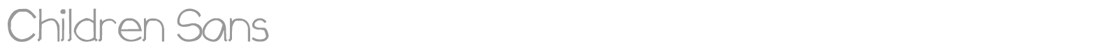 Children font preview